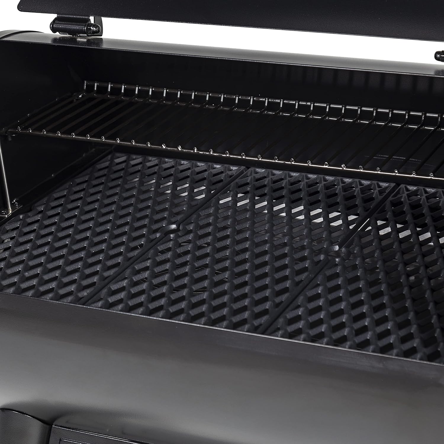 Black/red Wood Grill Pellet Grill & Smoker with Cabinet V44190