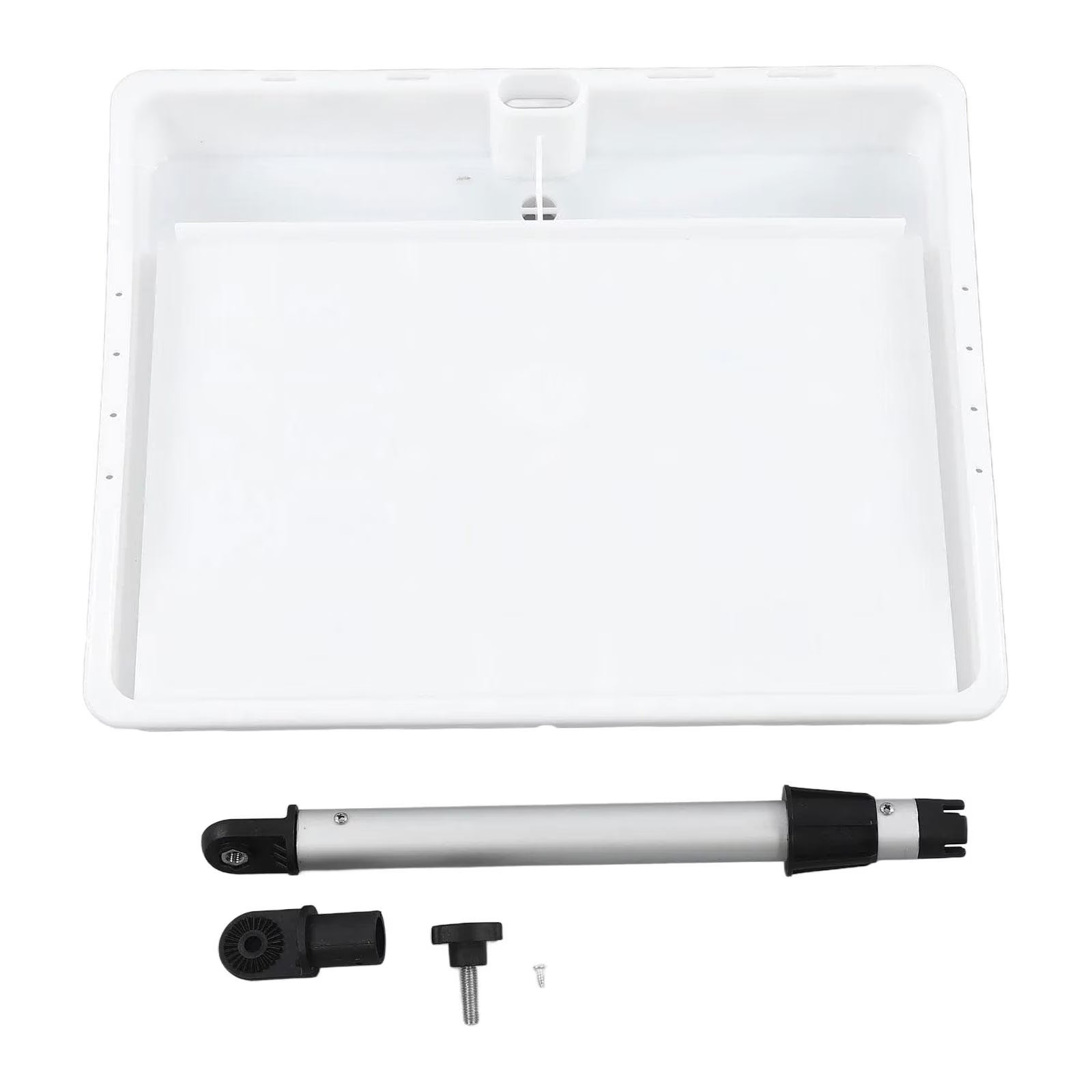 White Boat Fillet Cutting Board with Rod Holder L83018