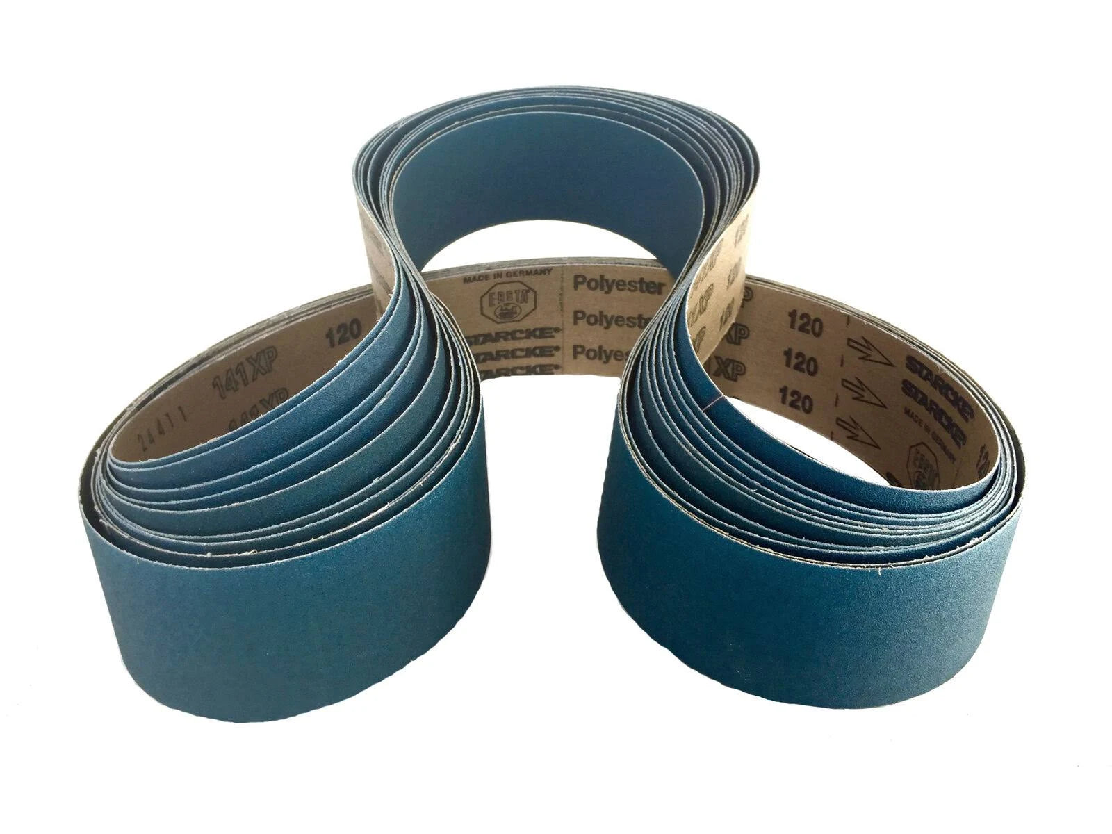 2 x 60 40 Grit Zirconia Cloth Abrasive Sander Belts G7694