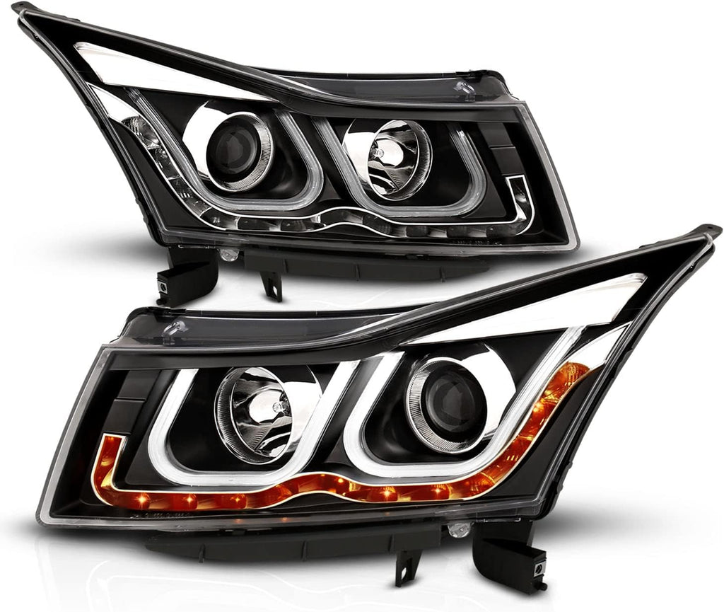Black Projector Headlights Bar Style W252723