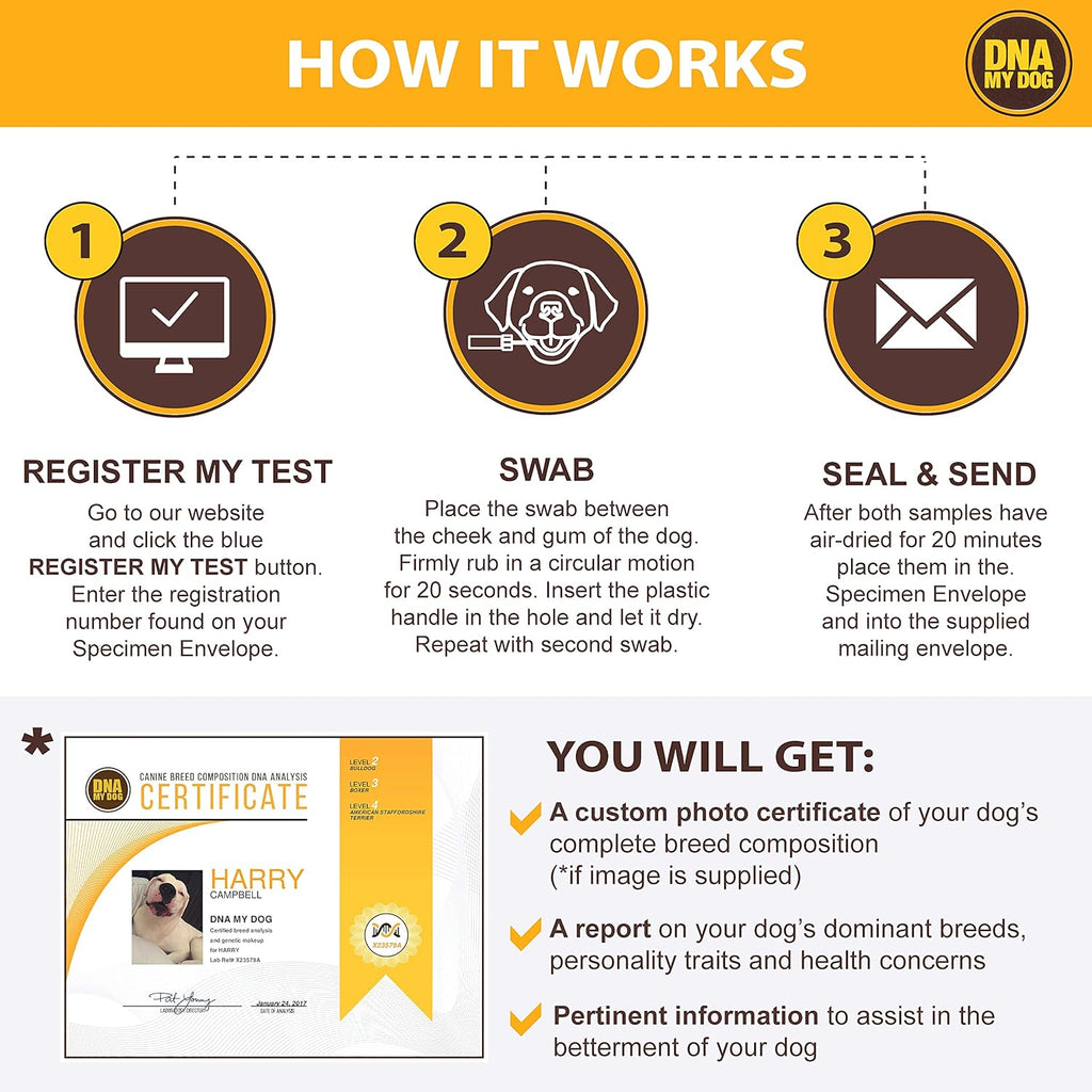 Canine Breed Identification Test Pack of 2 X37613