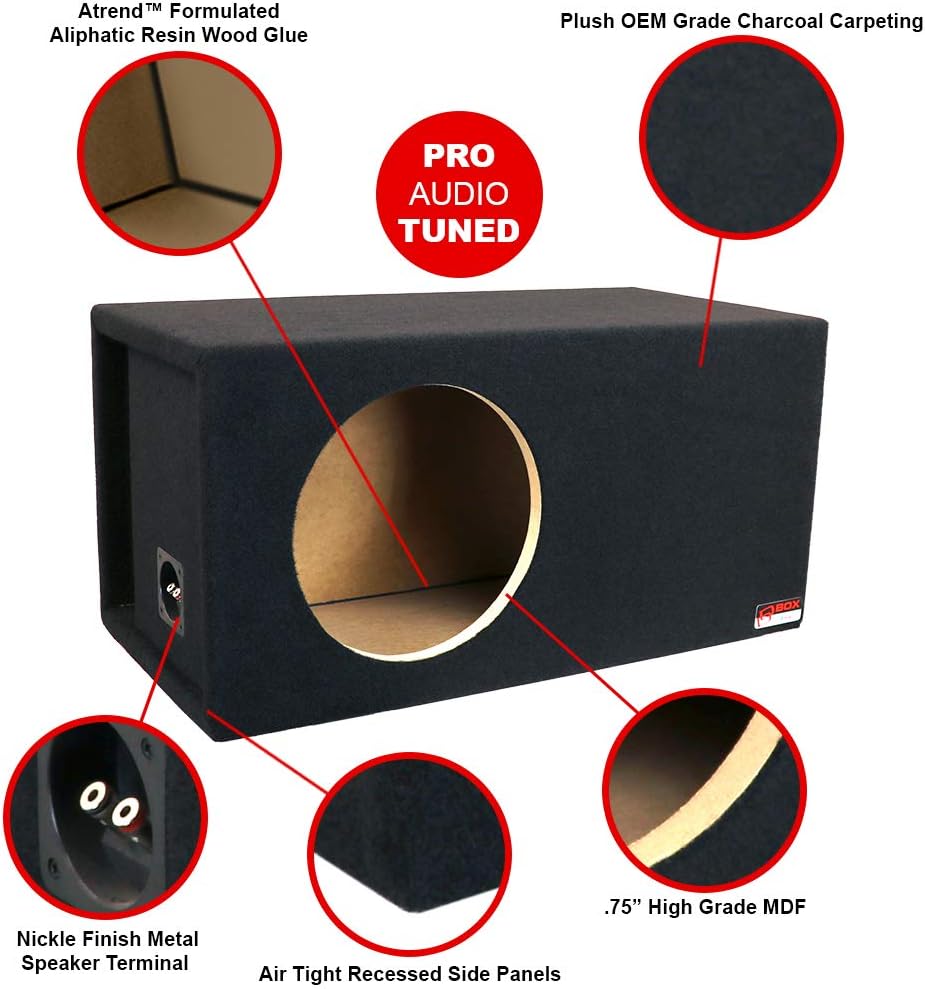 12" Single Vented Subwoofer Enclosure A646