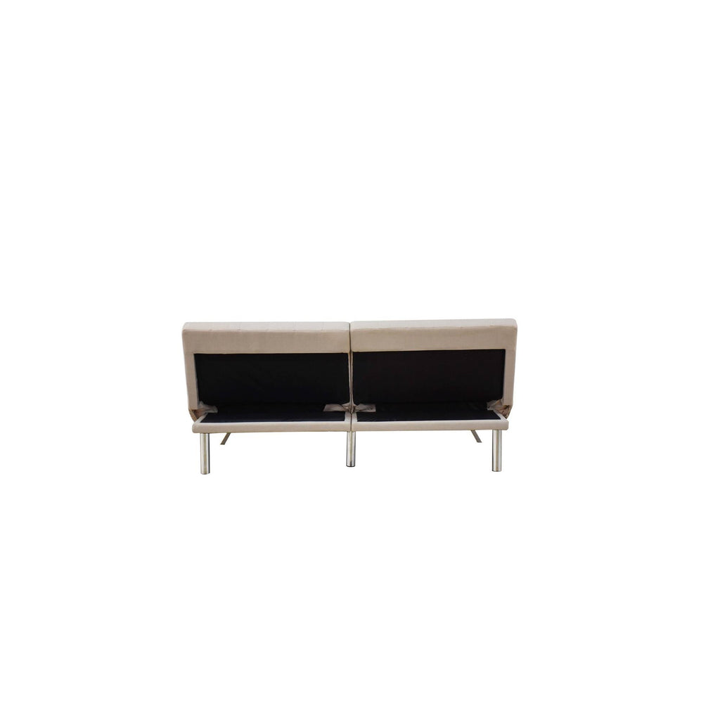 Beige Linen Adjustable Sofa Z133