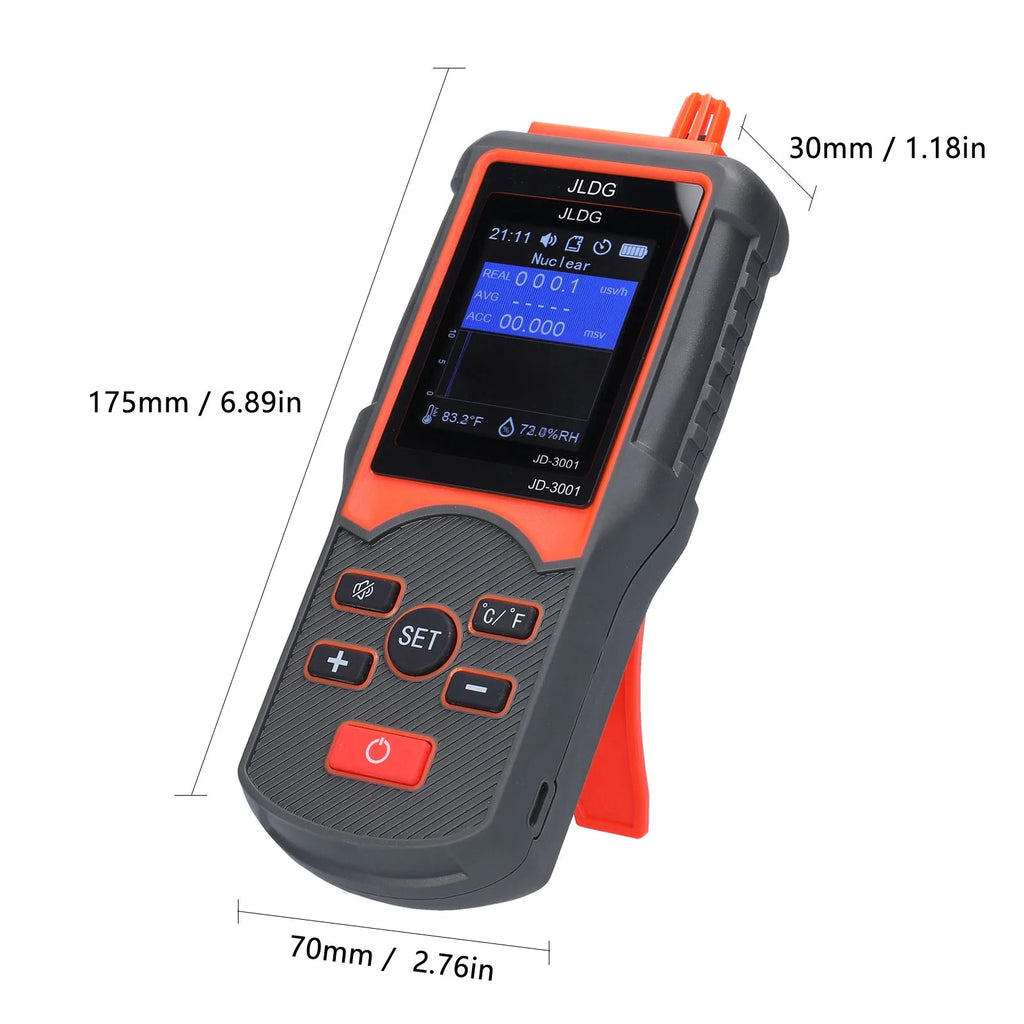 Multifunctional Geiger Counter and Electromagnetic Radiation and Humidity Measurement Device P713