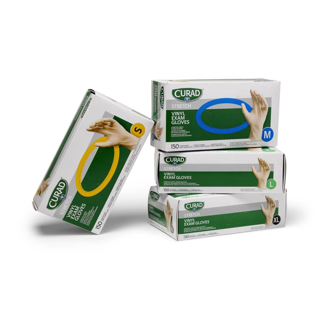 Vinyl Exam Gloves, Medium S58217
