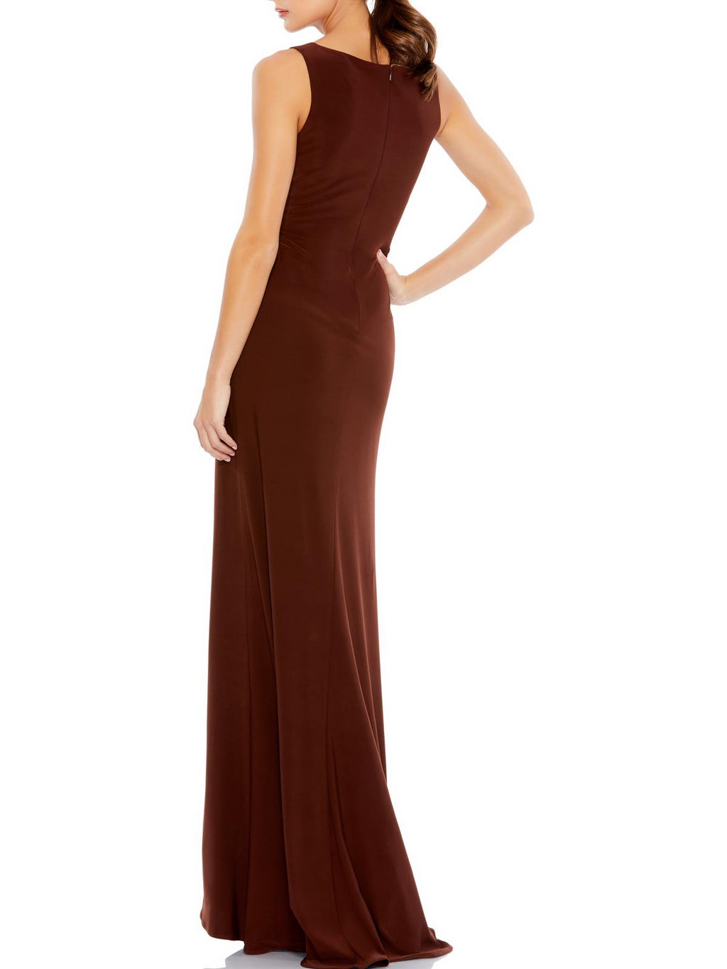 Sleeveless Maxi Evening Dress W2885