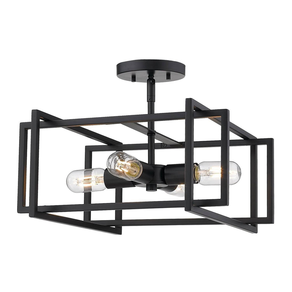 Semi Flush Black L93671