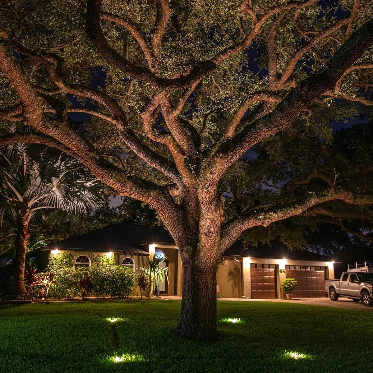 4 Pack LED Low Voltage Landscape Well Light R38419