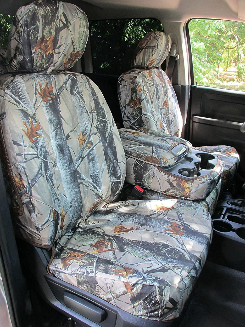 Camo Seat Covers for Dodge Ram Crew Cab Front and Back Seat V354857