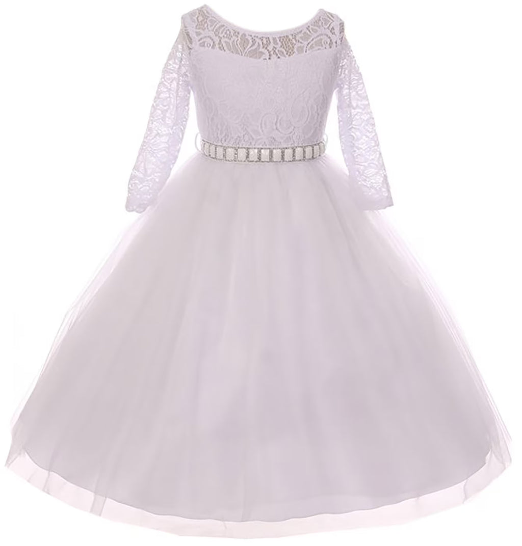 White 8 Bridesmaid Party Girl Dress T6890
