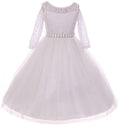 White 8 Bridesmaid Party Girl Dress T6890