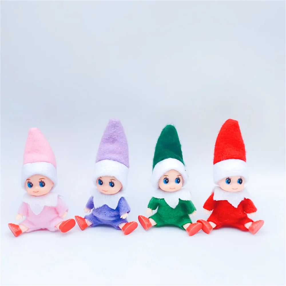 Naughty Elf Felt Doll 4 PCS Toddler Elf Kids Toys Q5915