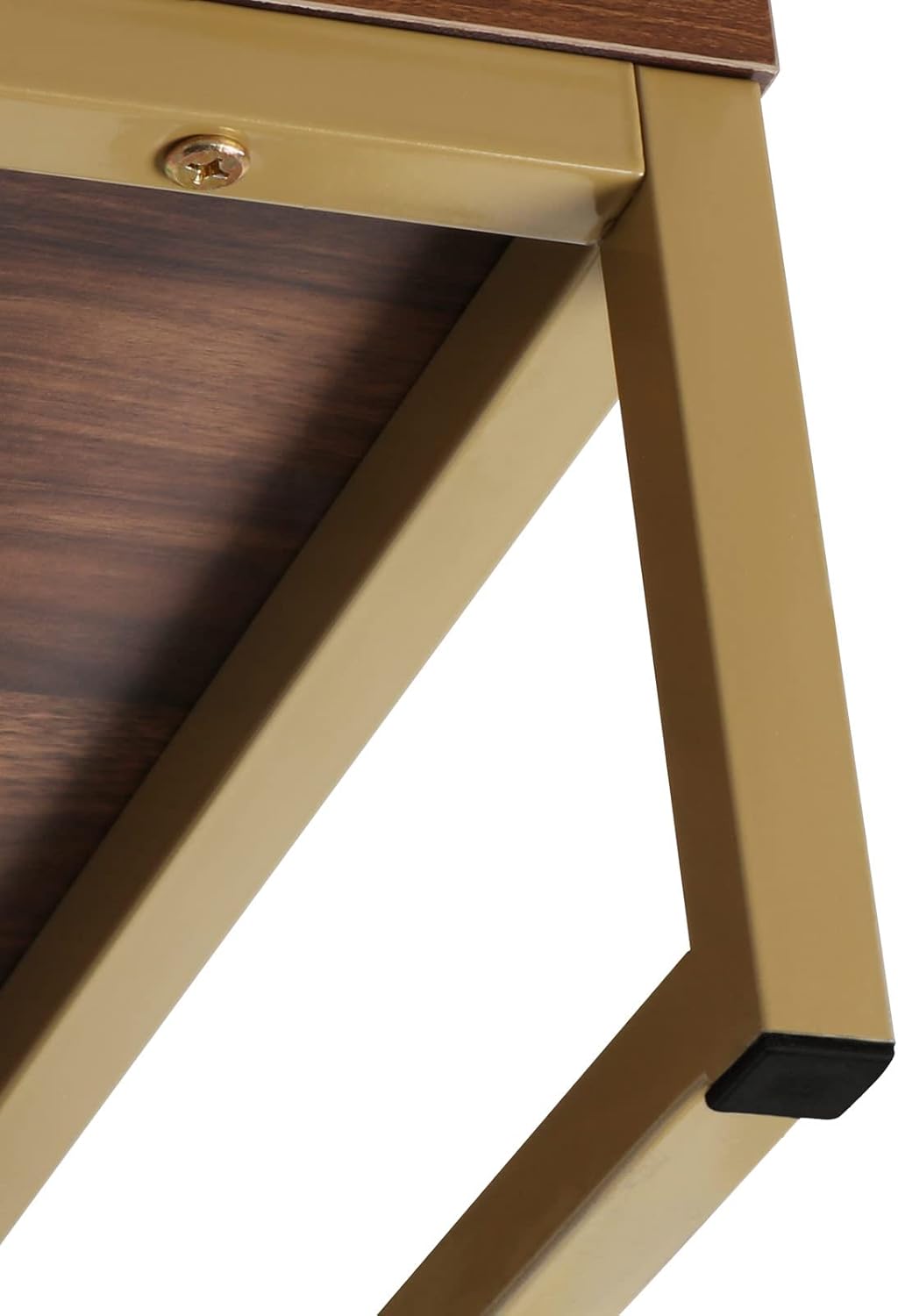 Walnut Wood 2 Doors Accent Storage Cabinet with Drawers and Shelves O6741