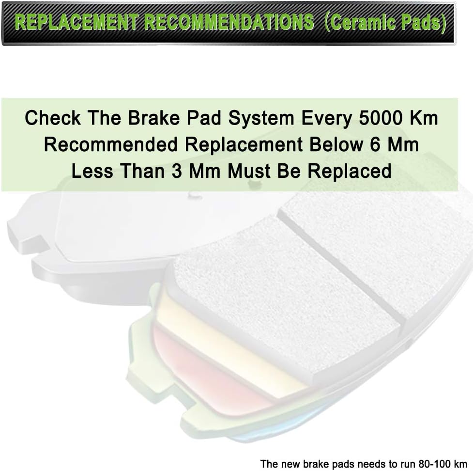 Ceramic Brake Pads Set 8pcs P340