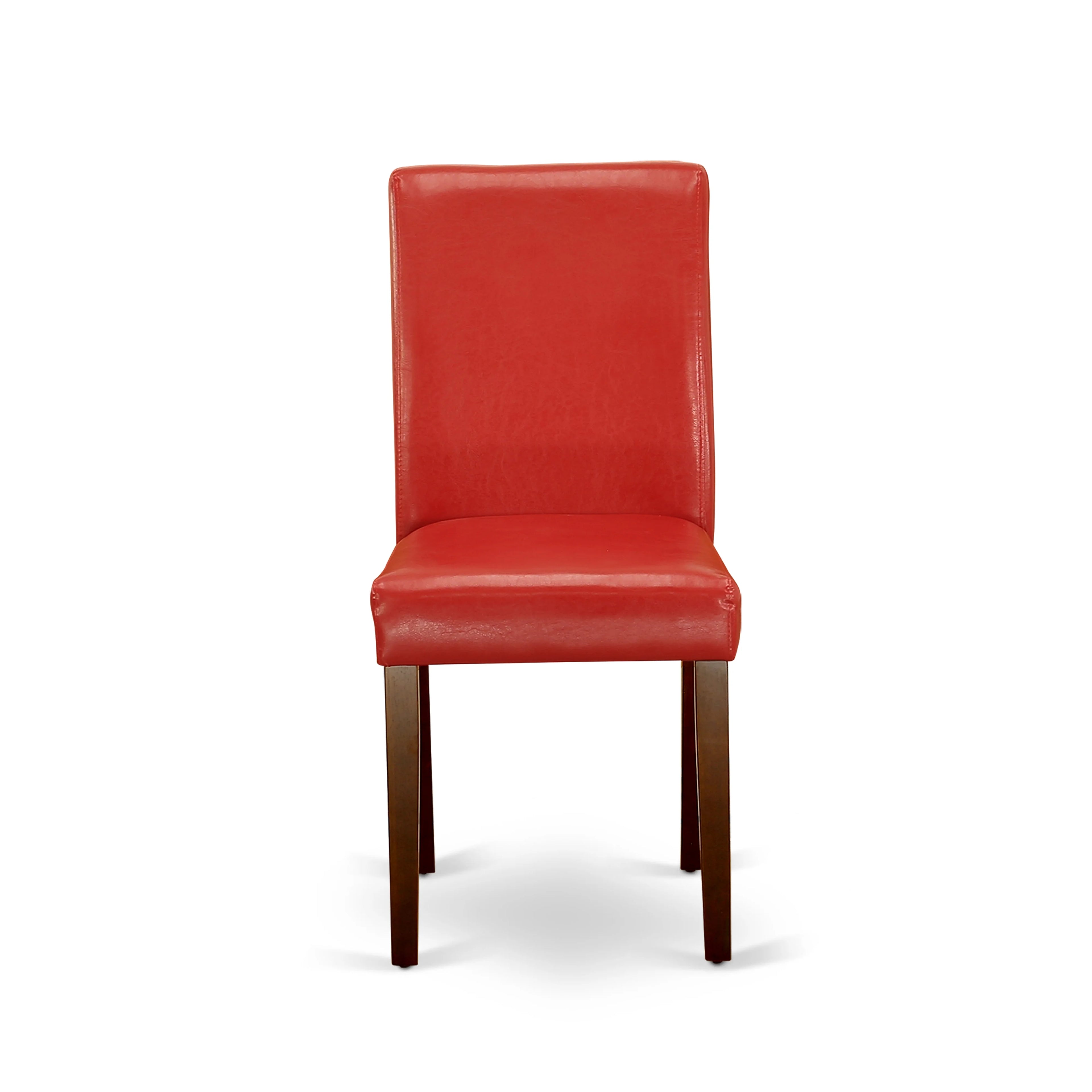 5-piece Wood Dining Set in Mahogany/Firebrick Red I532194
