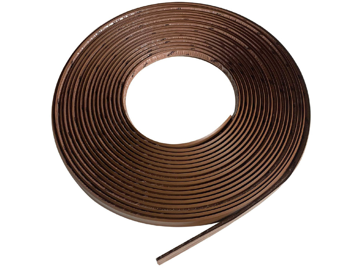 3/4 inch Flexible Trim Moulding Caulk Strips, Dark Brown, 50 ft A342502