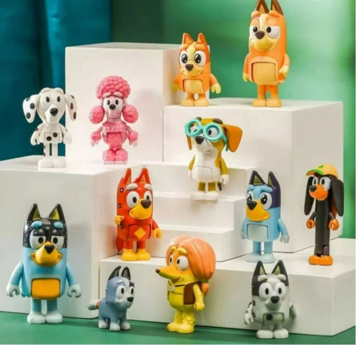 12 PCS Bluey Dog Action Figure Toy Collection S2514