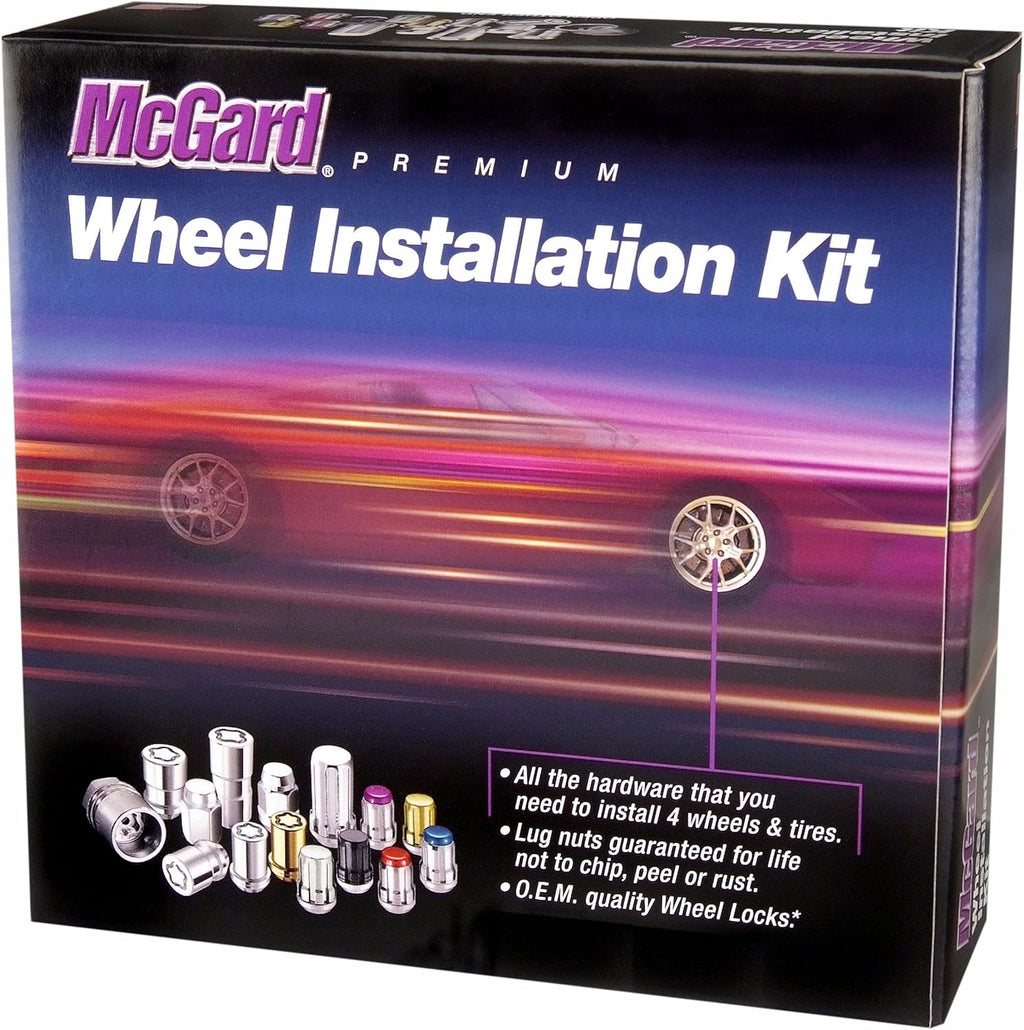 Black Bulge Cone Seat Wheel Installation Kit 23 Piece Pack of 2 D8625