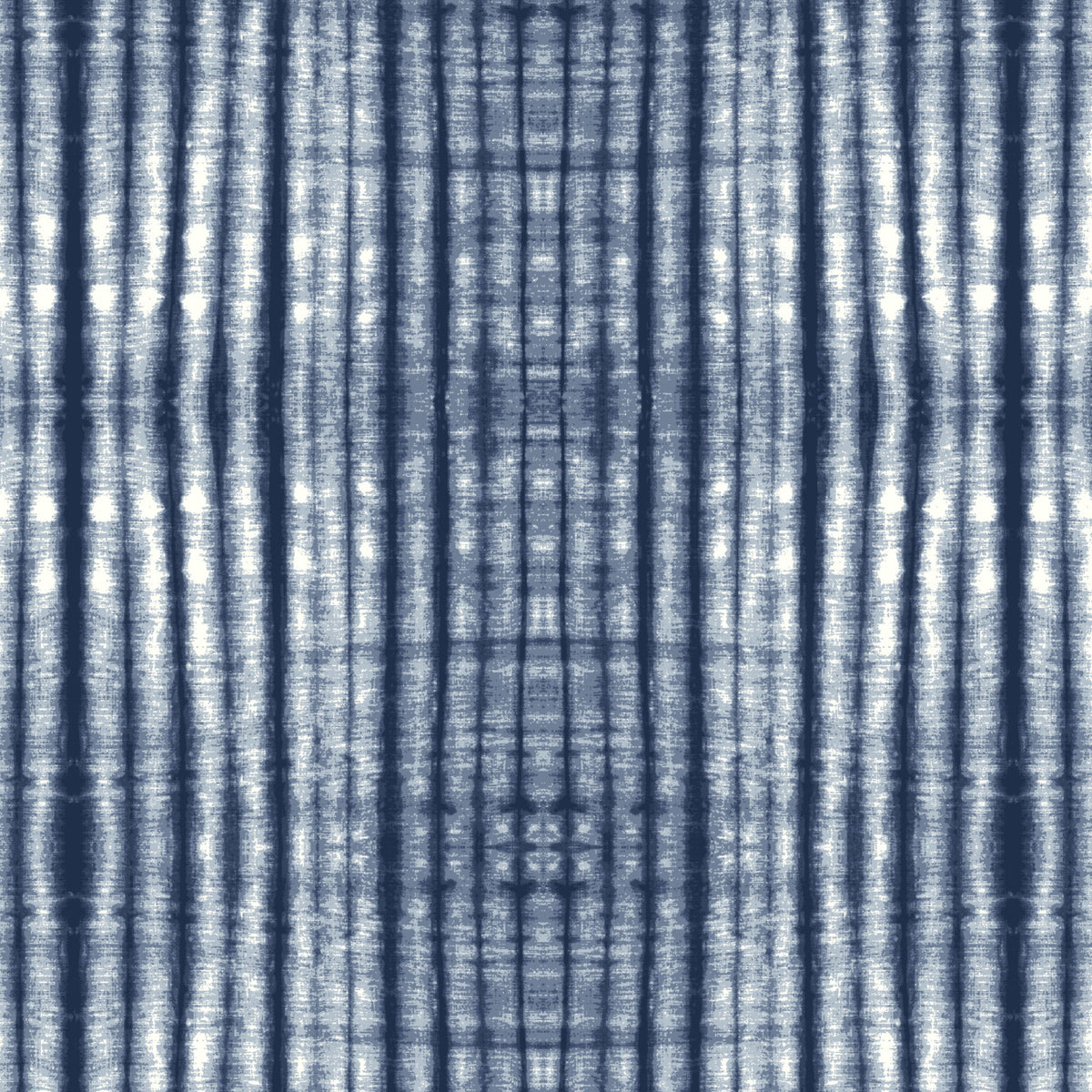 Blue Shibori Stripe Outdoor Chaise Lounge Cushion 72 x 21 B342