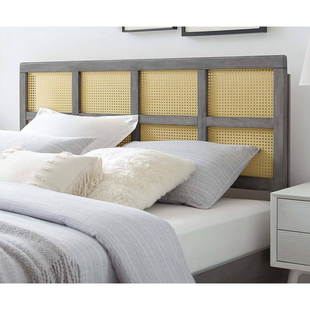 Grey Wooden Queen Size Headboard R688685