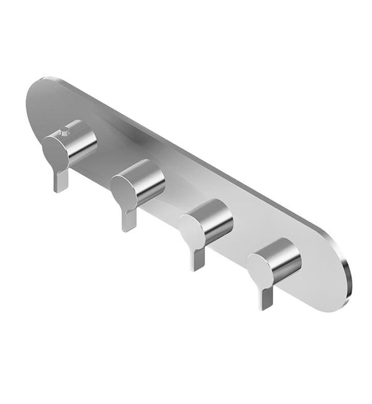 Polished Chrome Thermostatic Valve Trim Plate O64765
