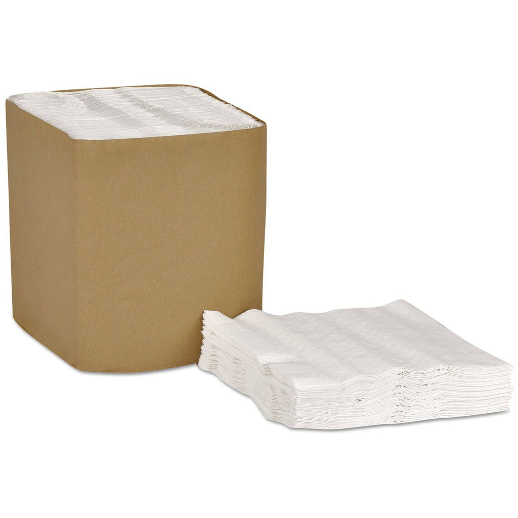 White 1/8 Fold 1-Ply Dinner Napkins P67147