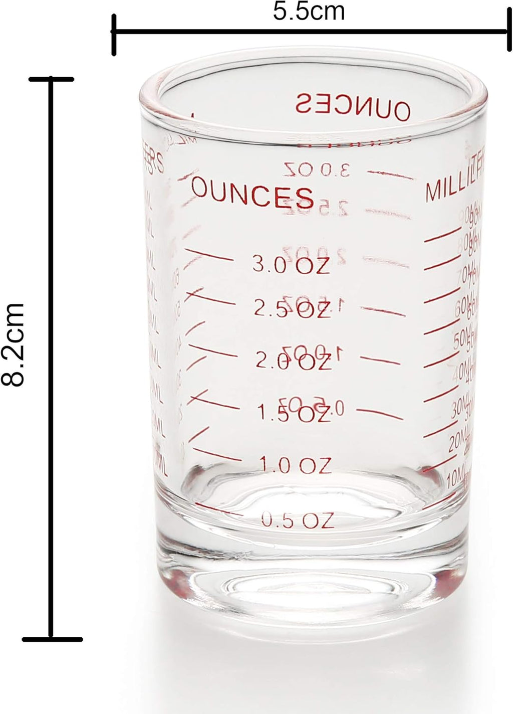 3 Ounce Shot Glass Measuring Cup Z5818