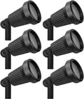 Black 6 Pack Low Voltage Cast Aluminum Spotlight H168
