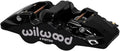 Black Caliper Aero4 LH 1.62/1.38in Pistons 1.25in Disc Z970