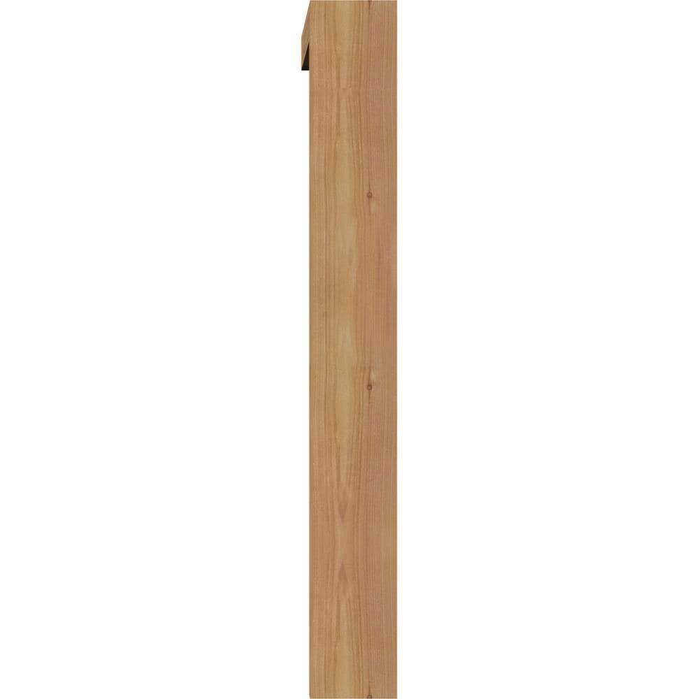 3 1/2x22W x 16x22D x 28x22H Smooth Bracket with Offset Brace, Western Red Cedar V2072