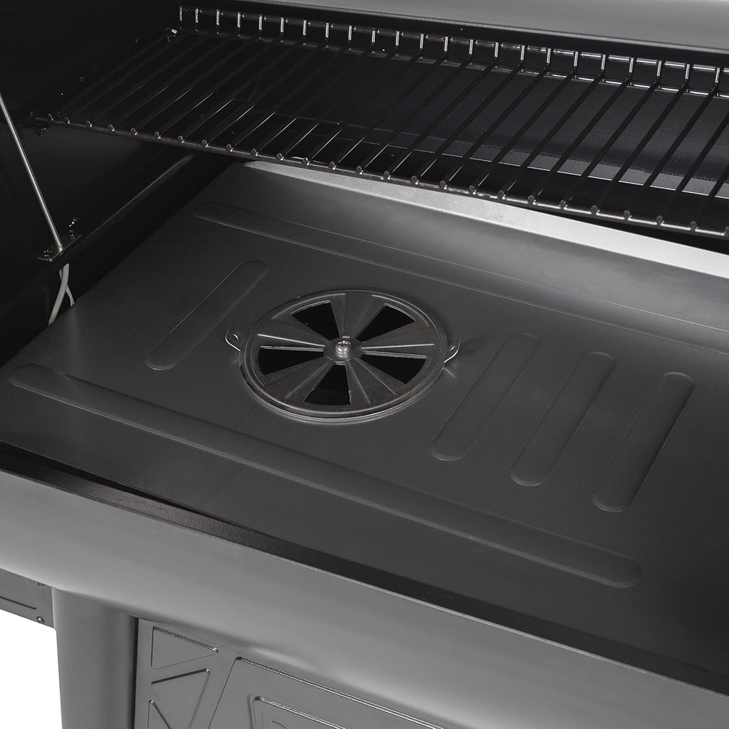 Black/red Wood Grill Pellet Grill & Smoker with Cabinet V44190