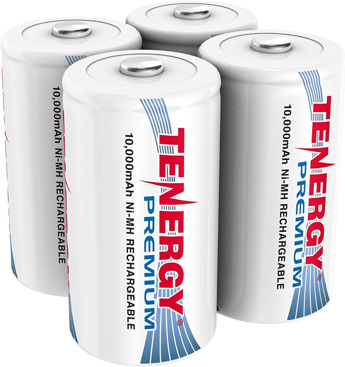 48 Pack D Size 10,000mAh NiMH Rechargeable Battery D3388
