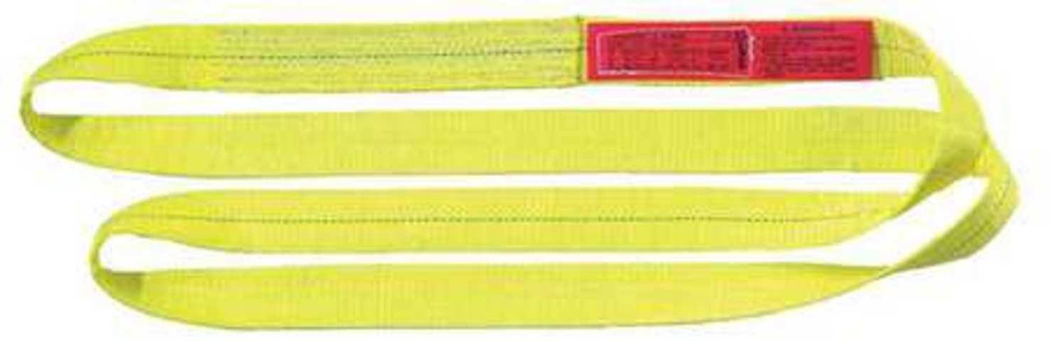 Polyester Web Sling, Type 5, 4in W, 12 Ft Y372