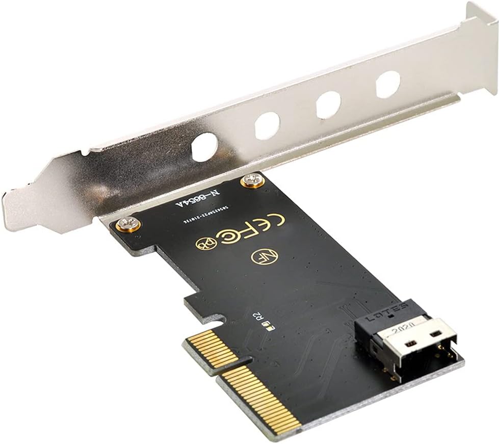 SFF-8639 U.2 to Slimline SFF-8654 4i NVME PCIe SSD Cable J47535