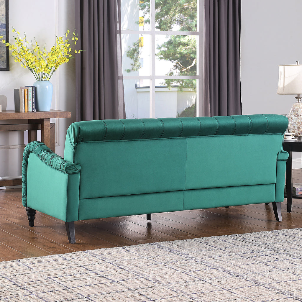 Dark Green Chesterfield Sofa Set Z10243
