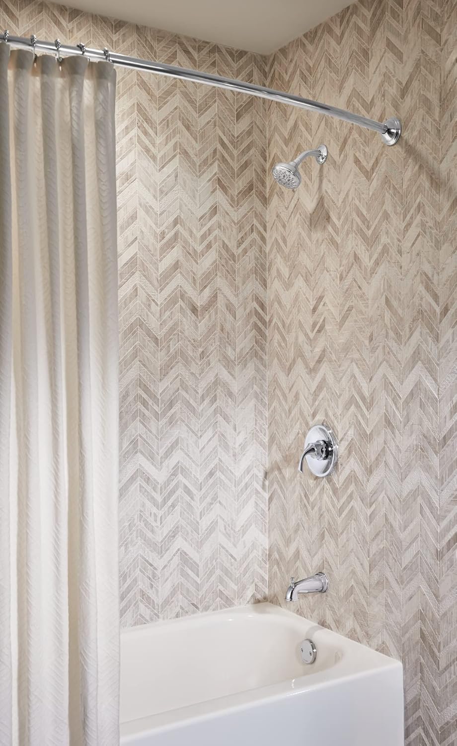 Chrome Tub and Shower with Valve Included G179