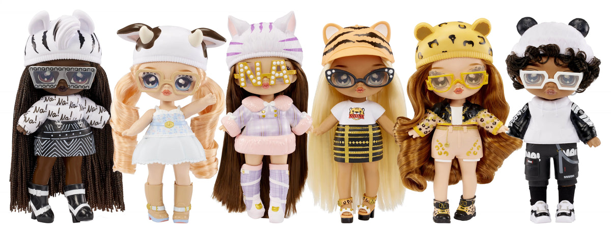Fuzzy Surprise Series 1 Peter Panda 7" Fashion Doll with Beanie, Glasses, Outfit, Shoes K931716