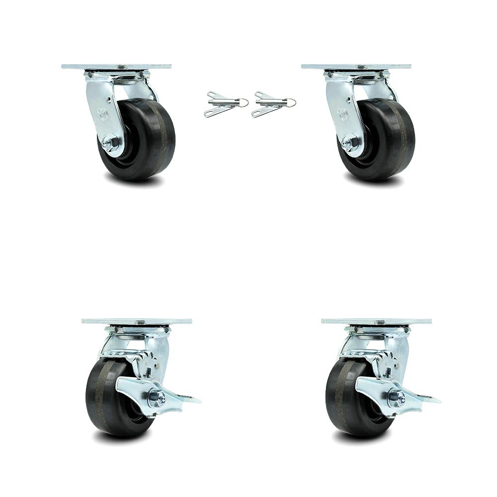 10 Inch Swivel Caster with Semi-Pneumatic Wheel P164
