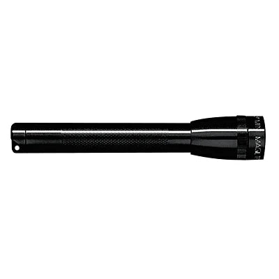 Bundle of 2 Black Mini Maglite AA Flashlight, 14 Lumens A8725