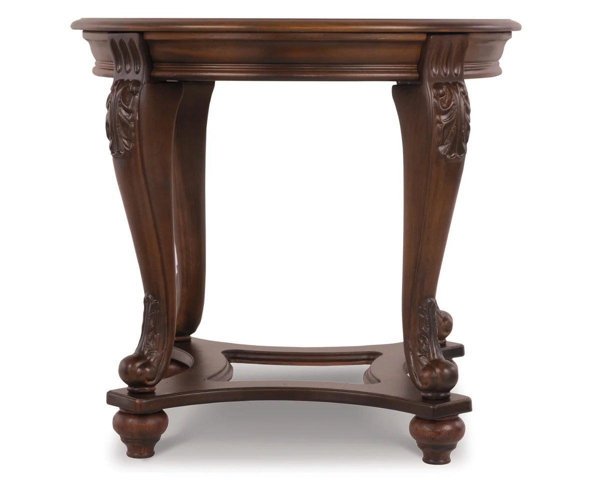 Dark Brown End Table E55384