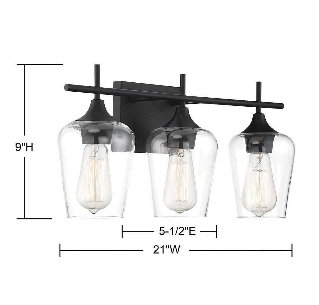 English Bronze 3 Light Bath Bar D561159