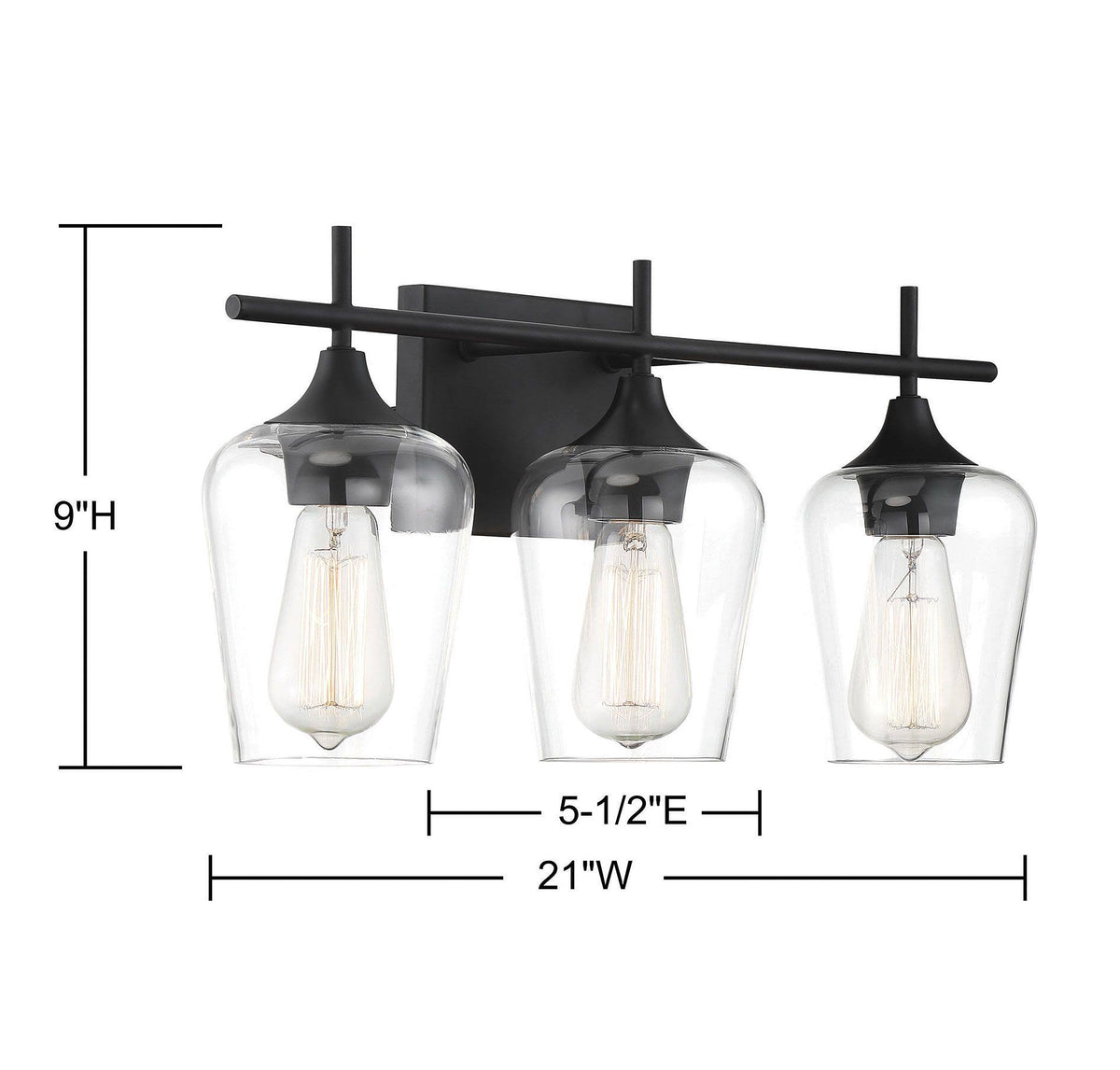 English Bronze 3 Light Bath Bar D561159