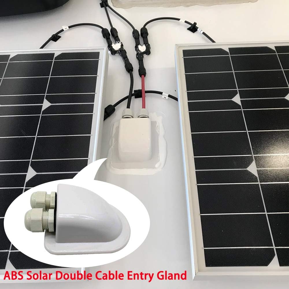 500W 12/24V Polycrystalline Off-Grid Solar Panel Kit with 5PCs 100W Rigid Solar Panels and 40A MPPT Controller U14145