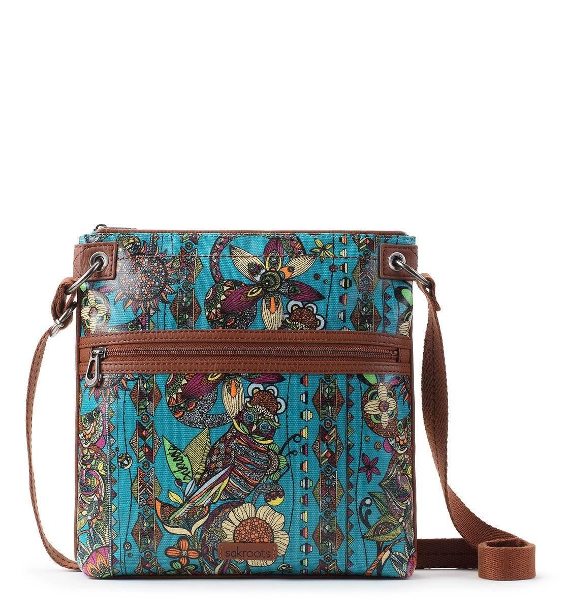 Charcoal Canvas Flat Crossbody Bag M782996