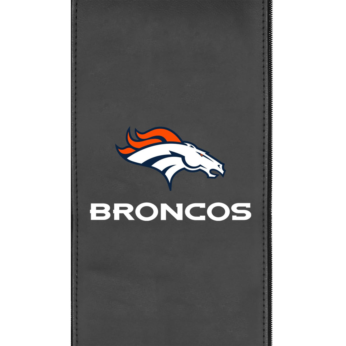 Silver Club Chair with Denver Broncos Secondary Logo P38726