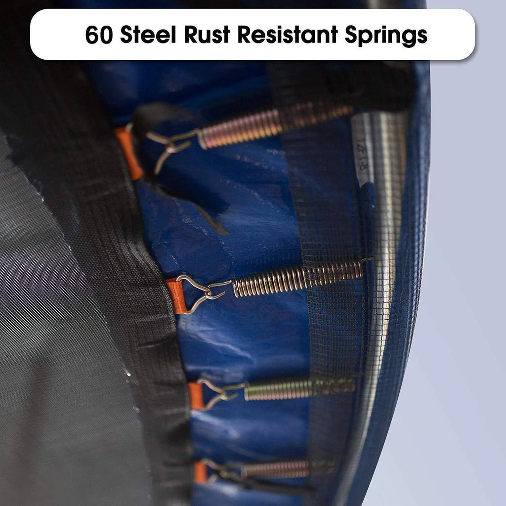 10' Round Trampoline with Safety Enclosure and Spring Pad K9011