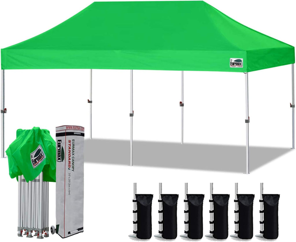 10'x10' Pop Up Canopy Tent with Heavy Duty Roller Bag R21416