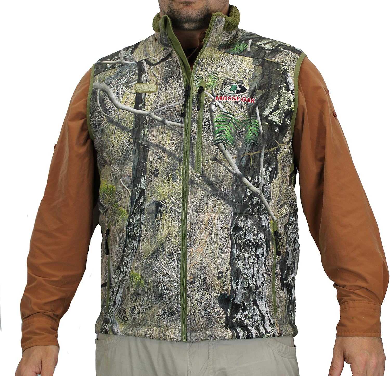 Camo Berber Fleece Lined Hunting Vest Q692