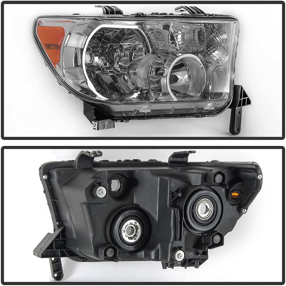 2007-2013 Toyota Tundra 2008-2017 Sequoia Headlights Driver + Passenger Side W43225