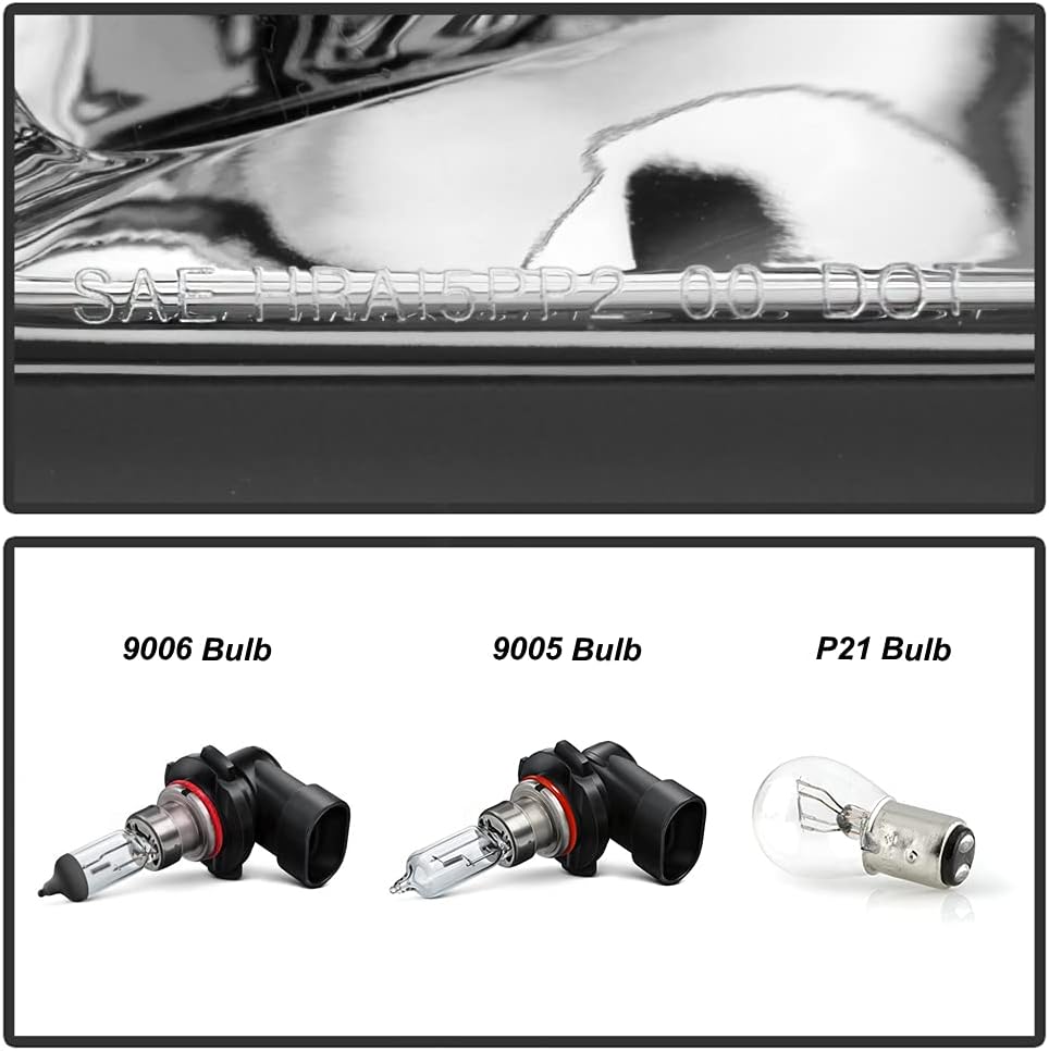 00-05 Cadillac Deville Headlights Headlamps Driver Passenger Side X357907